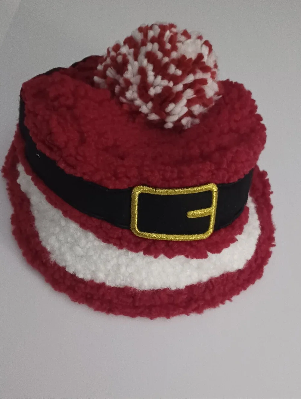 Holiday Time Sherpa Santa Bucket Hat 1szfm Unisex